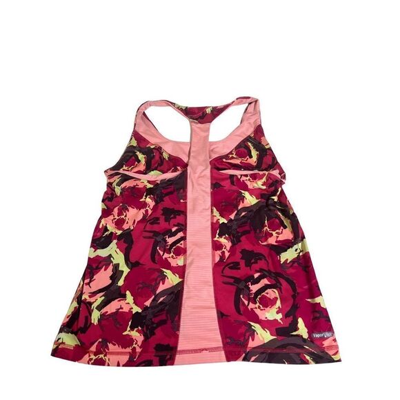 The North Face Women's Pink Tadasana Print Built-In Inner Tank Top Size Large - Picture 7 of 10